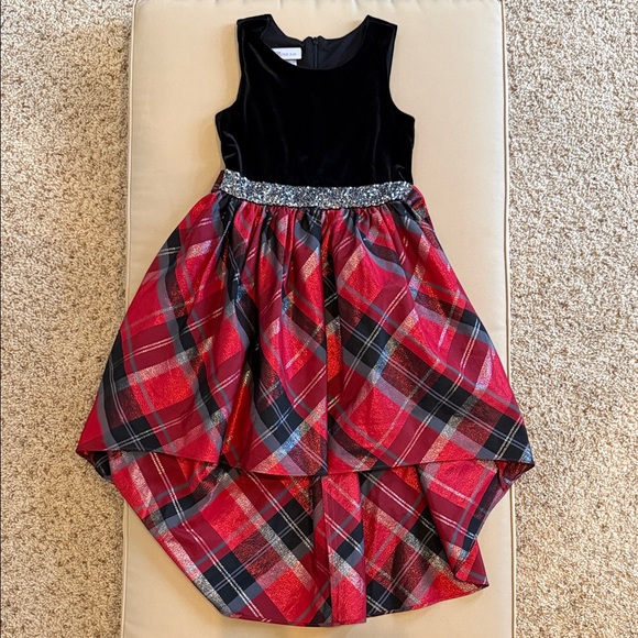 Bonnie Jean Other - 🧡SALE🧡 Girl’s Bonnie Jean Red and Black Dress with Silver Accents - 10